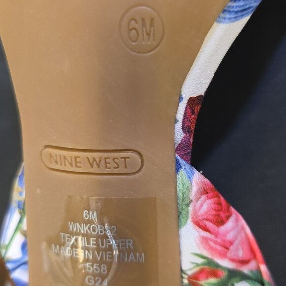 BRAND NEW NINE WEST KOBS ANKLE BOWNOT TIE SANDAL (WOMEN) - Picture 15 of 16